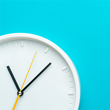 お約束の時間は必ずお守りください