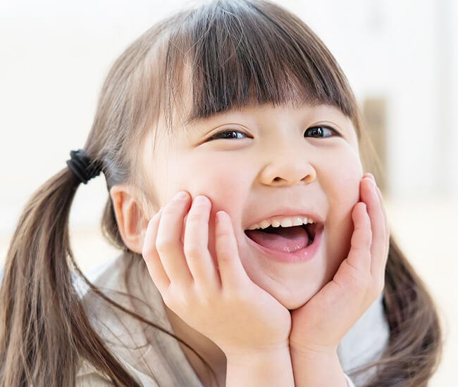 笑顔の女の子